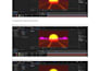 create retro audio visualizer and music spectrum video